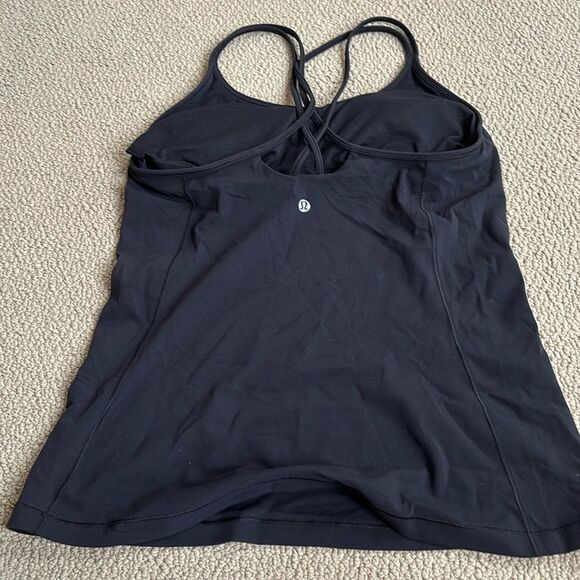 Lululemon Free To Be Tank *Nulu Black size 10 - Picture 3 of 5
